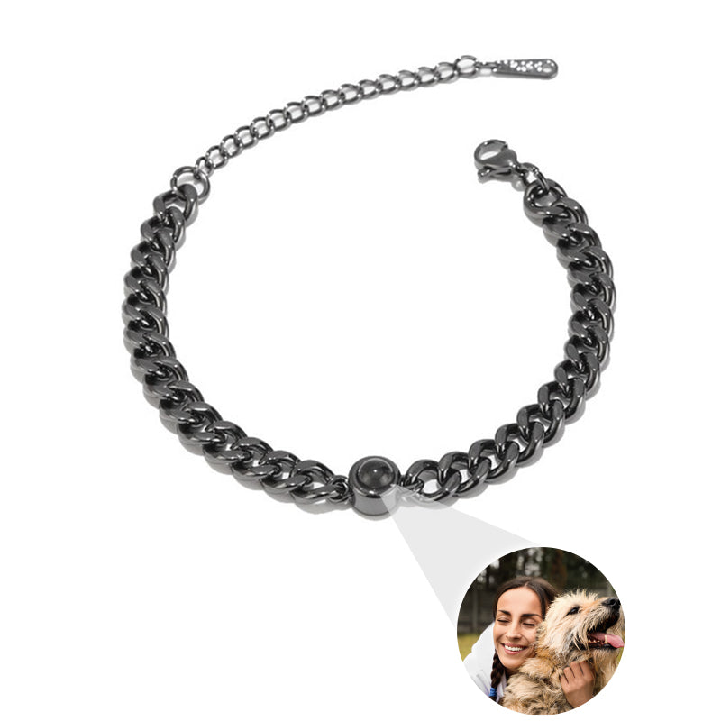 Personalizable photo Cuban Chain - For my loved One