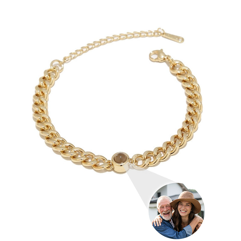 Personalizable photo Cuban Chain - For my loved One