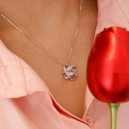 Sterling Silver Necklace with a Luxury Rose Box