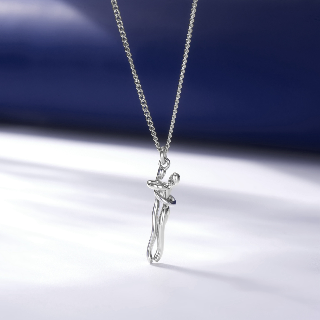 Silver Hug Necklace