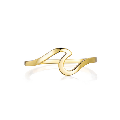 Gold Wave Ring