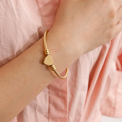 Heart Bracelet - Love You Forever “To my Daughter"