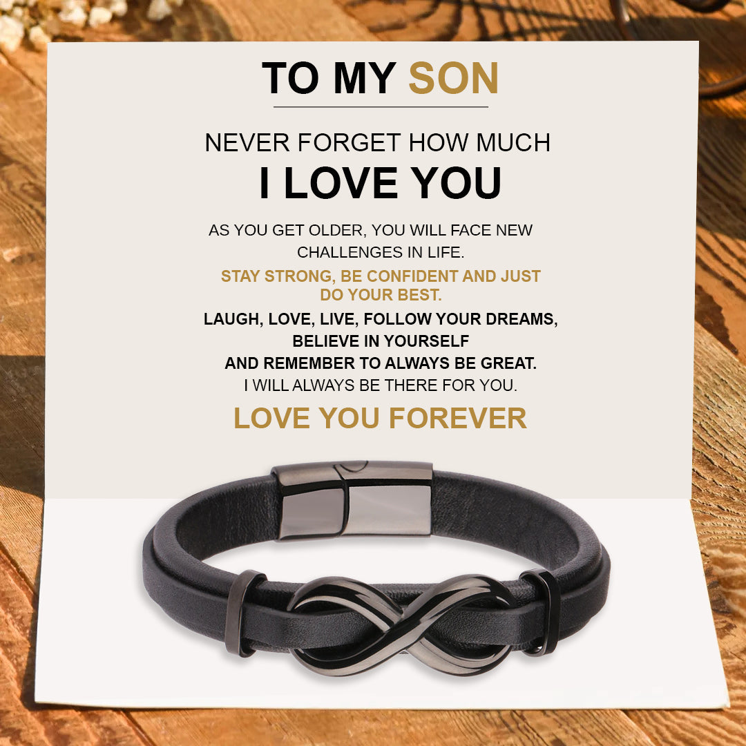 Infinity Bracelet - I love you “To my Son”