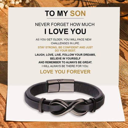 Infinity Bracelet - I love you “To my Son”