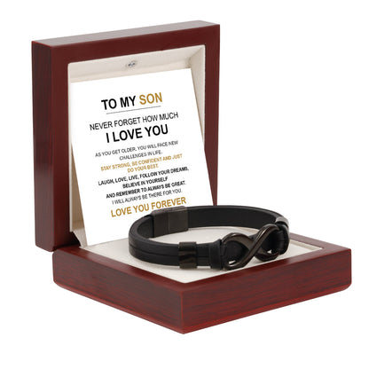 Infinity Bracelet - I love you “To my Son”